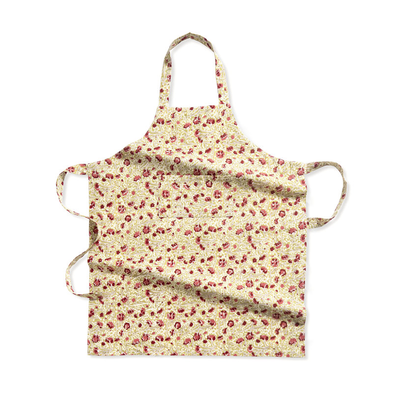 Meadows Apron, Red/Green