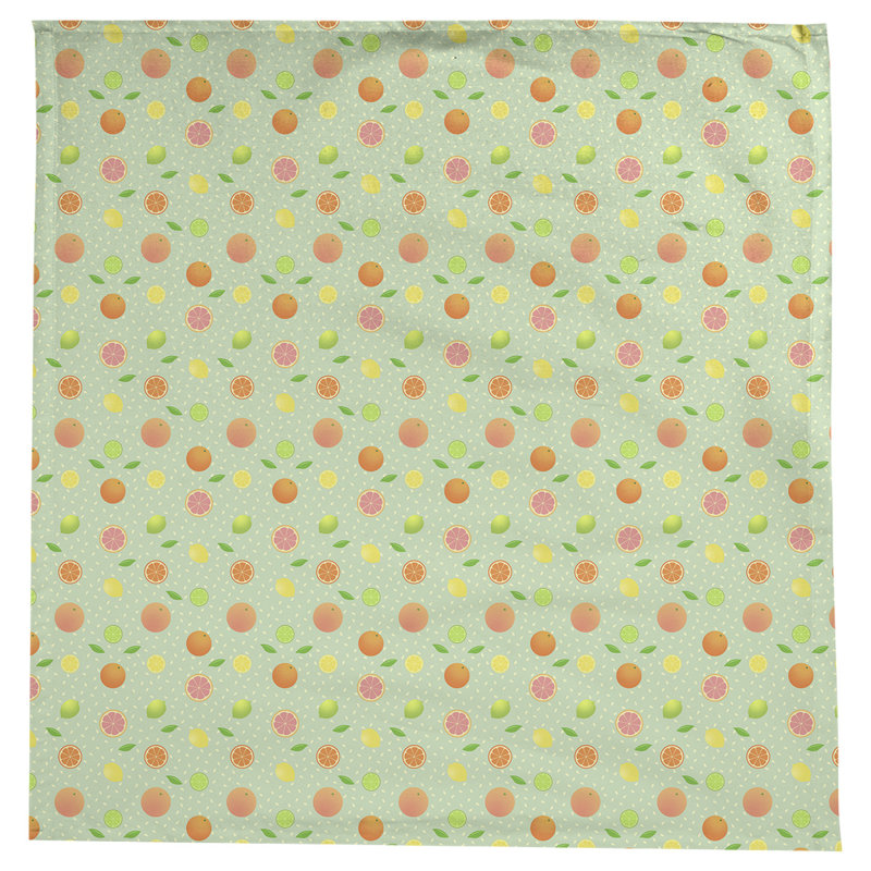 Nappe à motif de fruit Leffel, Vert menthe