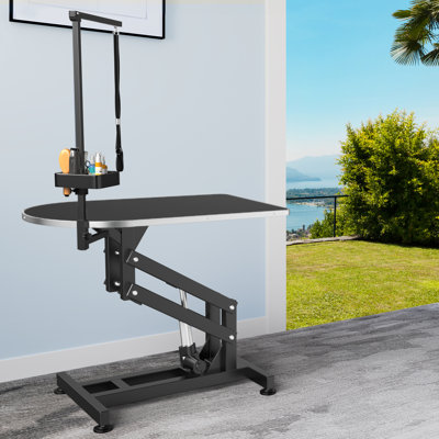 39" W Electric Lift Dog Grooming Table 