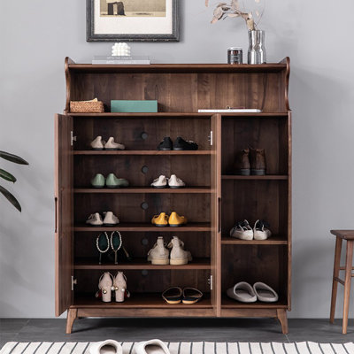 Modern simple large storage shoe cabinet