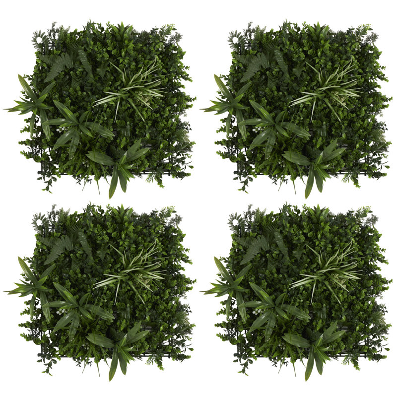 Ensemble de feuillage artificiel vert avec feuilles réalistes