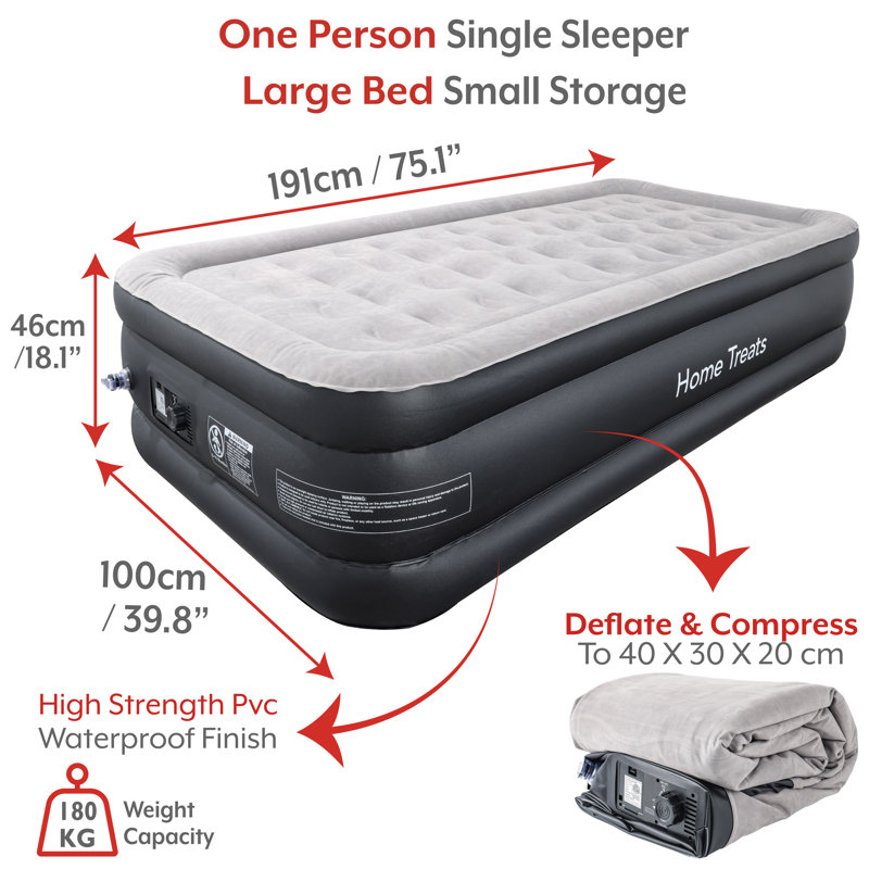 51cm Air Bed, Single