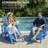  2-Person Outdoor Adirondack Chair with Ottoman-1533697958