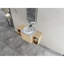 Meuble-lavabo mural de 48 po avec lavabo en céramique d'art, 2 espaces de rangement, fermeture en douceur, contreplaqué de qualité pour les charnières, qualité du matériau-1021347401