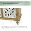 Buffet décoratif moderne - rangement 4 portes avec portes. Aspect vieilli, pour le couloir de la salle à manger. Finition peinte, conception