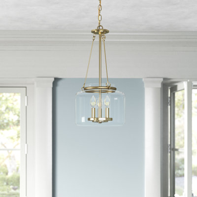 Gullerson 3 - Light Dimmable Lantern Geometric Chandelier
