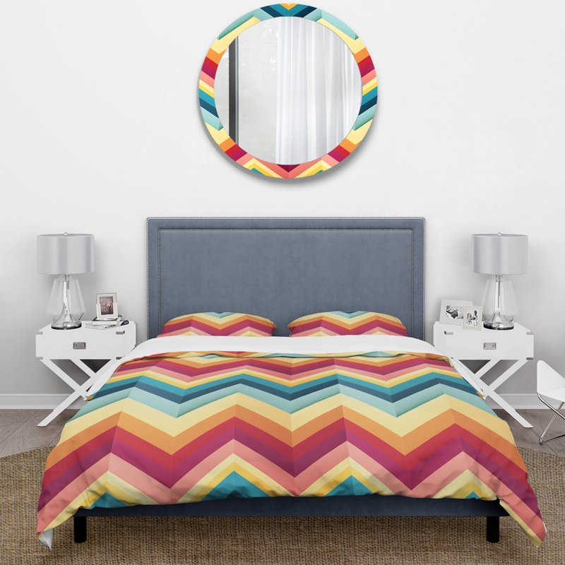 Ensemble de housse de couette Popart, Housse de couette simple + 1 taie décorative stan