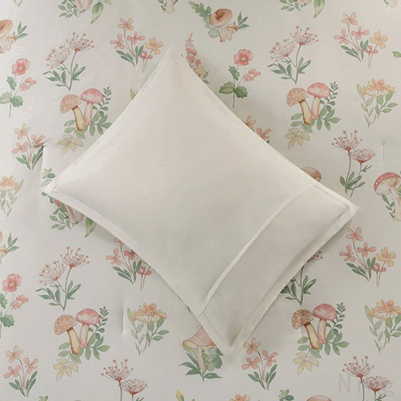 Full/Queen Mushroom Garden Comforter Set
