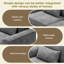 Canapé moderne en tissu 79,5 po avec coussins moelleux, accoudoirs élégants et structure en bois massif robuste-1432489046