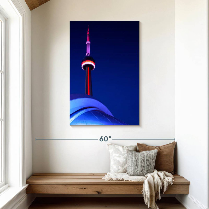 Aime CN Tower Spire Lights, 45" H x 30" W