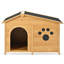 Niche pour chien 48 "en bois avec porche