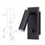 Aluminium LED Swing Arm Sconce-1298907101