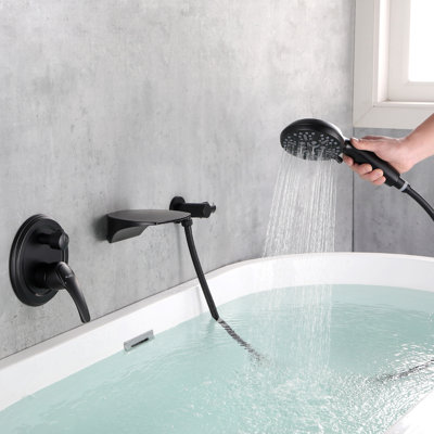 Wall Tub Spout with Diverter