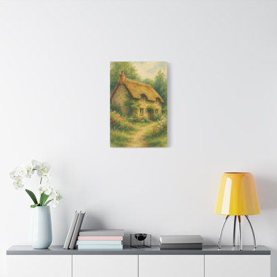 Aaroon Single Picture Frame Print on Canvas