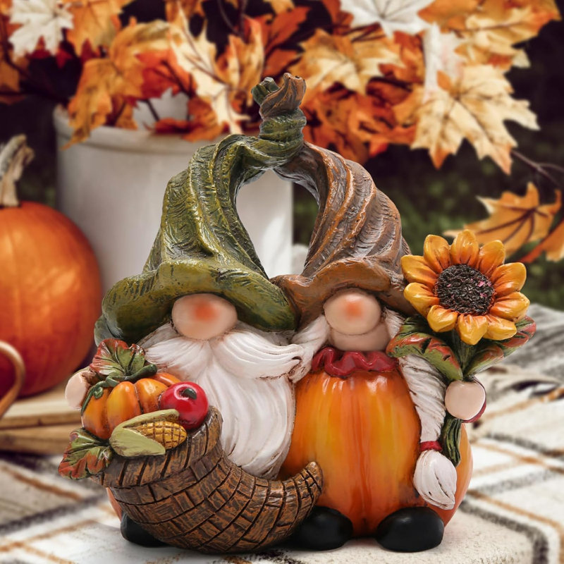 Figurine citrouille gnome