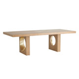 Oculus Mahogany Solid Wood Dining Table