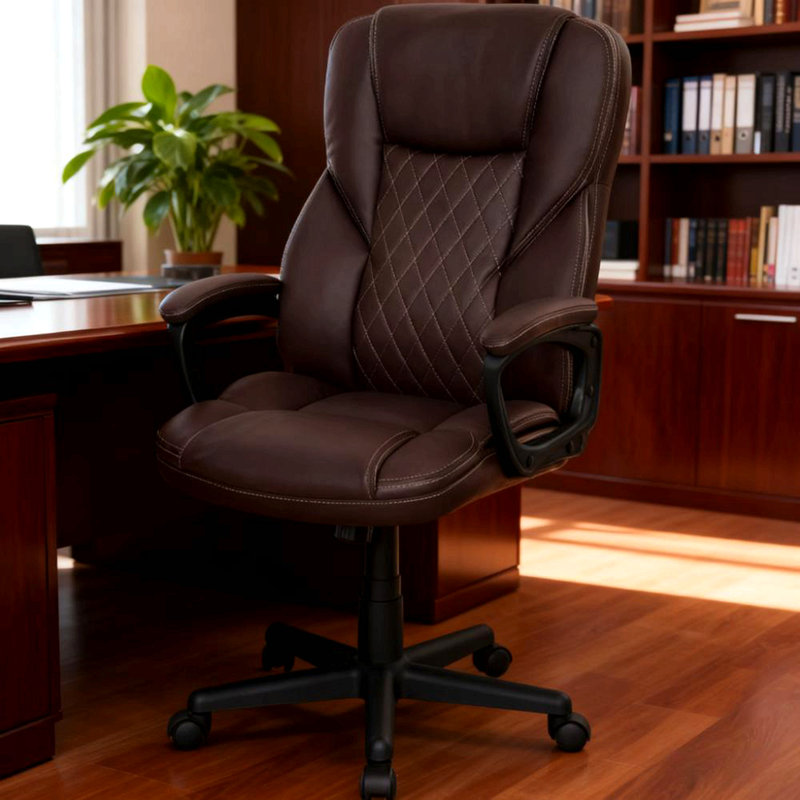 Fauteuil de direction en cuir Pu