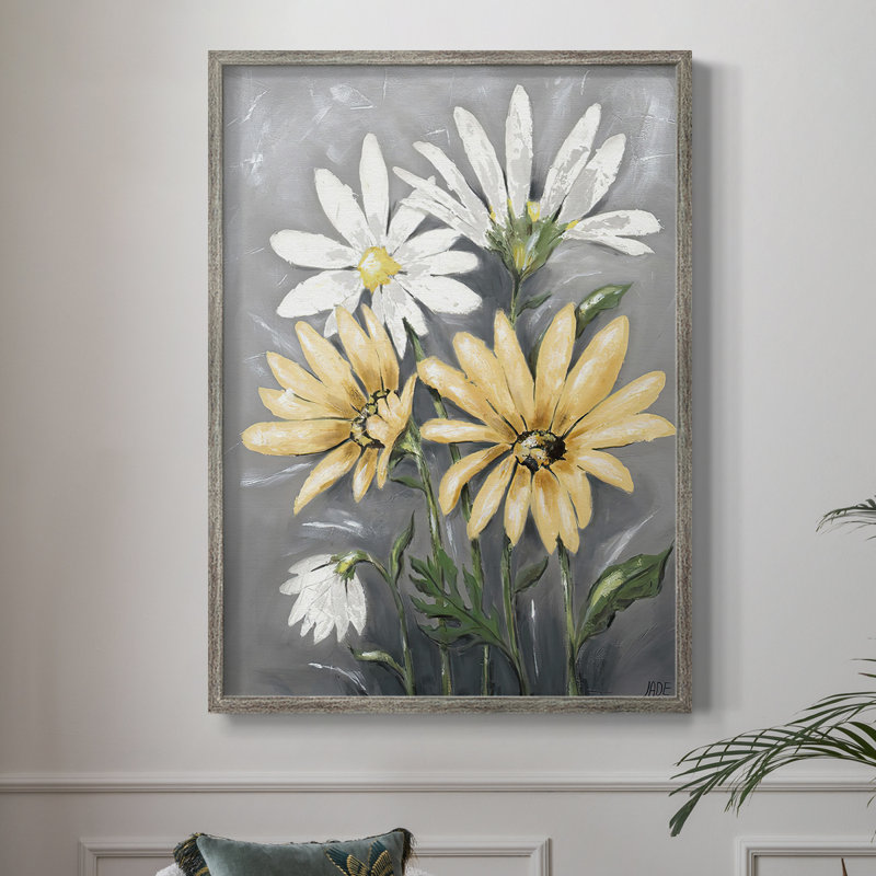SummerDaisiesII Framed Print - Solid Wood