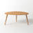 33.5"W Solid Oak Modern Coffee Table-1701764868-1704658348-1703323277