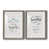 Cadre en papier gris