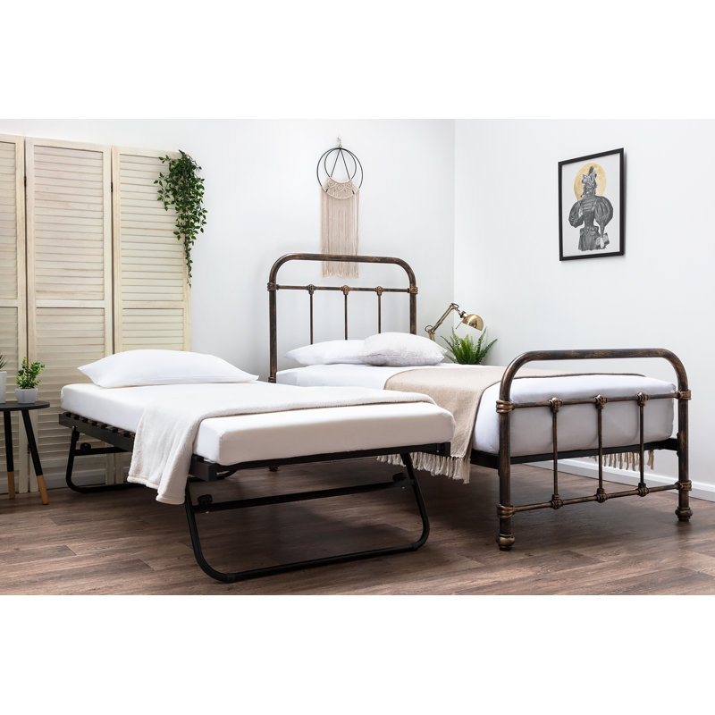 Pereira Daybed with Trundle, 12cm Memory Foam/23cm Open Coil Spring