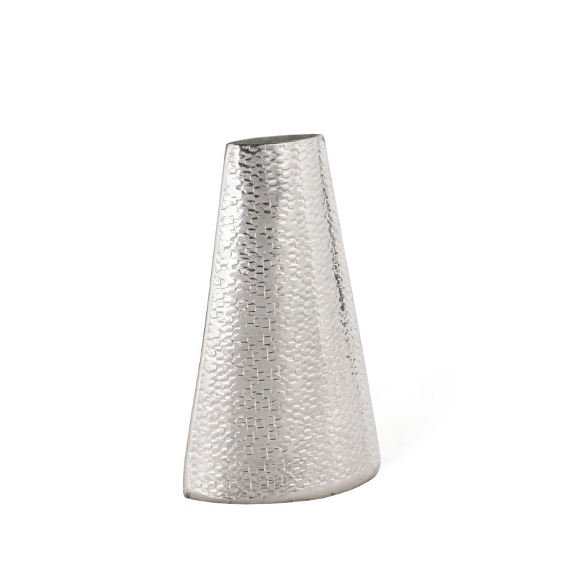 Vase de table en aluminium 10 po
