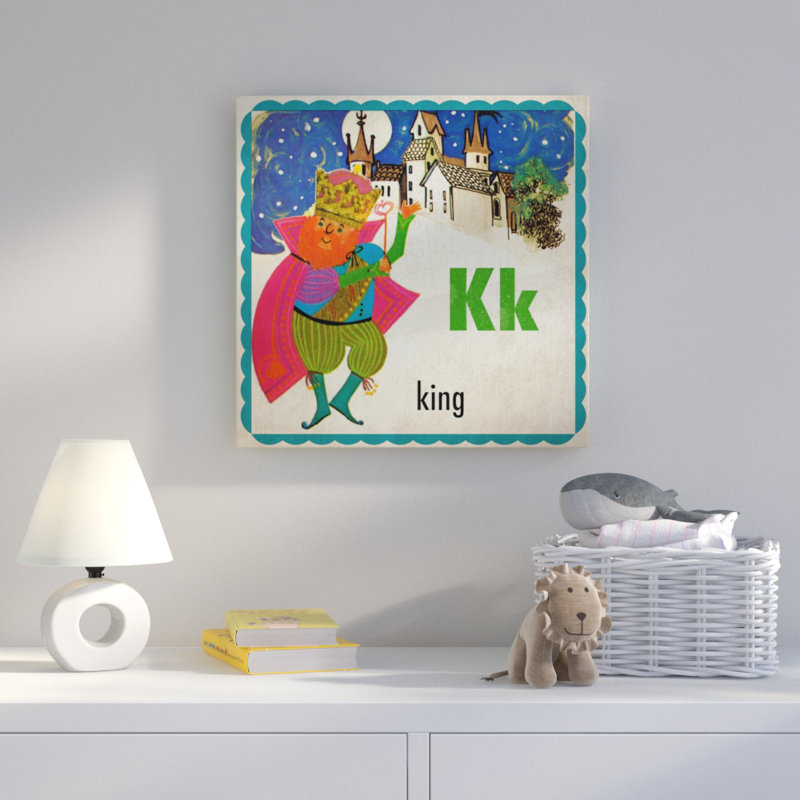 «King», reproduction sur toile tendue, H 40 po x l 40 po x P 1,5 po