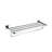 Alessia Metal Floating Shelf with Towel Bar