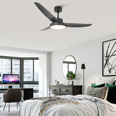 Chermaine 132cm Ceiling Fan with LED Lights