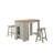 2 - Person Double Pedestal Dining Set