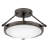 Collier Three-Light Semi-Flush Mount Ceiling Light - Black Oxide