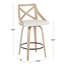 Tabouret de comptoir pivotant 25,5 po Betuel