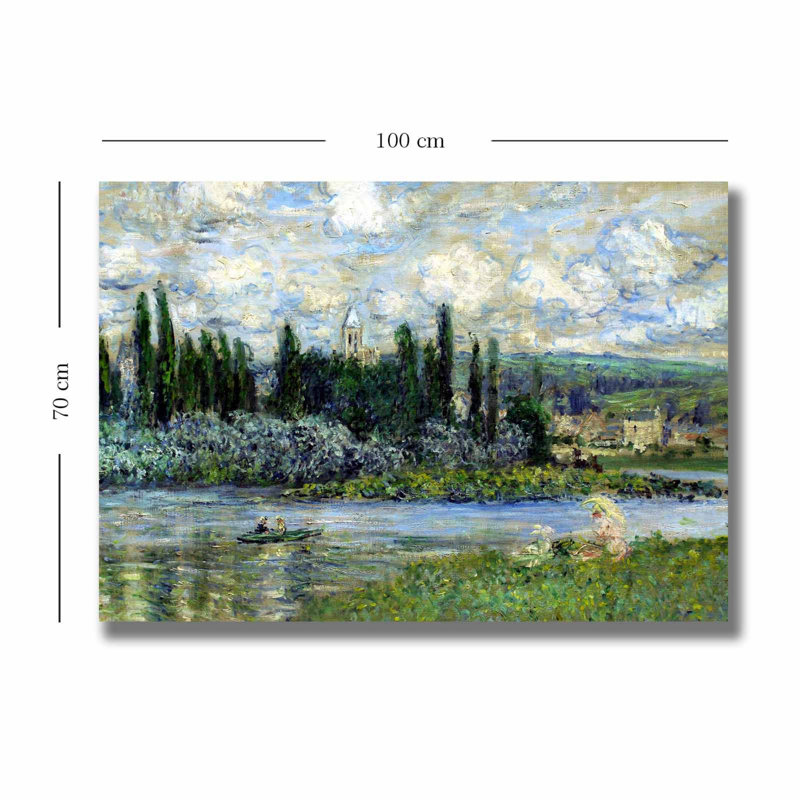 Claude Monet - peinture sur toile tendue