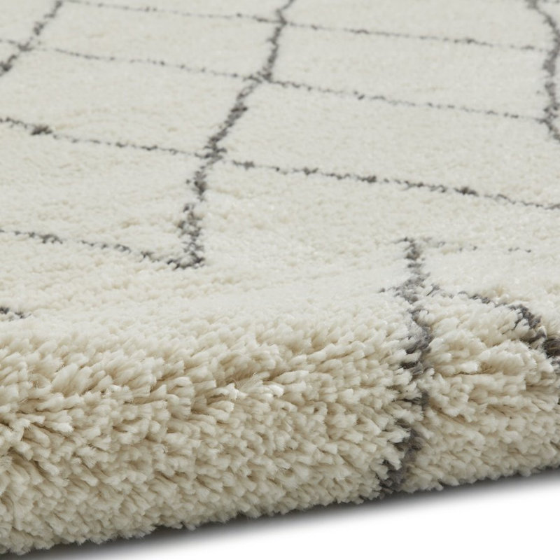 Blasco area rug Machine Woven Cream/Grey, Runner 60 x 230cm