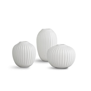 Ensemble de 3 vases de table Hammershøi