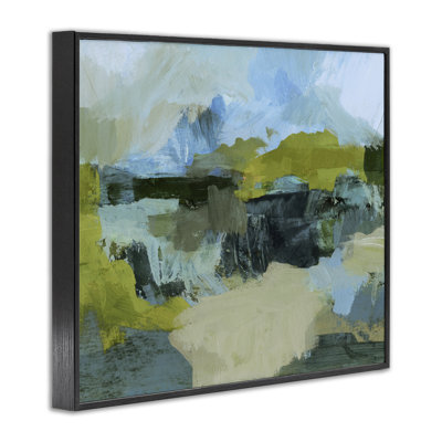 Expressive Landscape Abstract Framed Giclee Art by Victoria Barnes