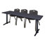 Table de formation Neyland Cain T-Base et 3 chaises empilables-32520361-32520358