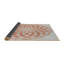 Tapis orange/gris tissé à la machine-70606210