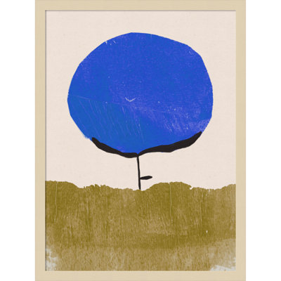 Blue Flower Print by Alisa Galitsyna