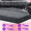 Canapé-lit convertible 4-en-1 avec matelas pliant et cadre fixe multifonctionnel-1231964682