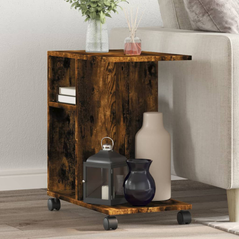 3-6 End Table, Smoked oak