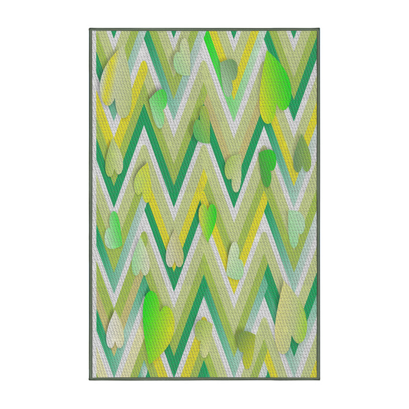 Chevron Indoor Rug, Rectangle 5' x 8'