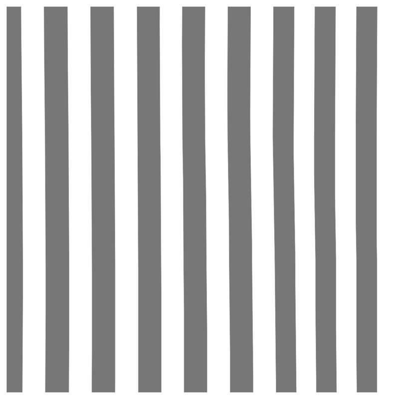 Gray White Striped Window Curtains, Striped Sheer & Blockout Curtains - 1 Panel, 50 po x 92 po - 1 panneau, Transparent