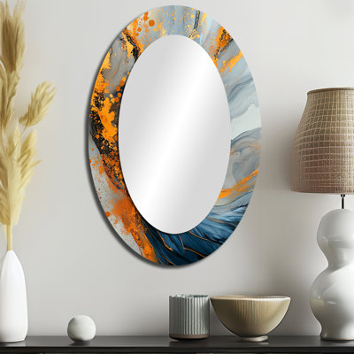 Miroir mural moderne jaune Sultans Pride