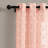 Textured Dot Sheer Sheer Curtain Pair-821689519
