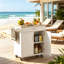 Chariot de cuisine mobile, chariot d'îlot de cuisine roulant avec tiroir de rangement, chariot utilitaire polyvalent