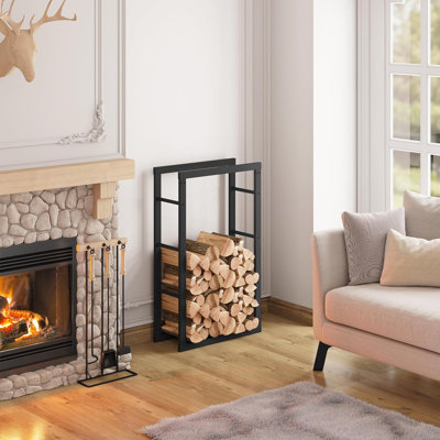 Kuniza 60cm W Metal Log Rack
