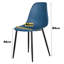Aspen 3-Piece Dining Set - Compact Square Table & 2 Curved Plastic Chairs-1369194855-1369194875