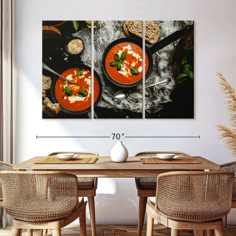 Yarlin Tuscan Tomato Soup, 28" H x 45" W