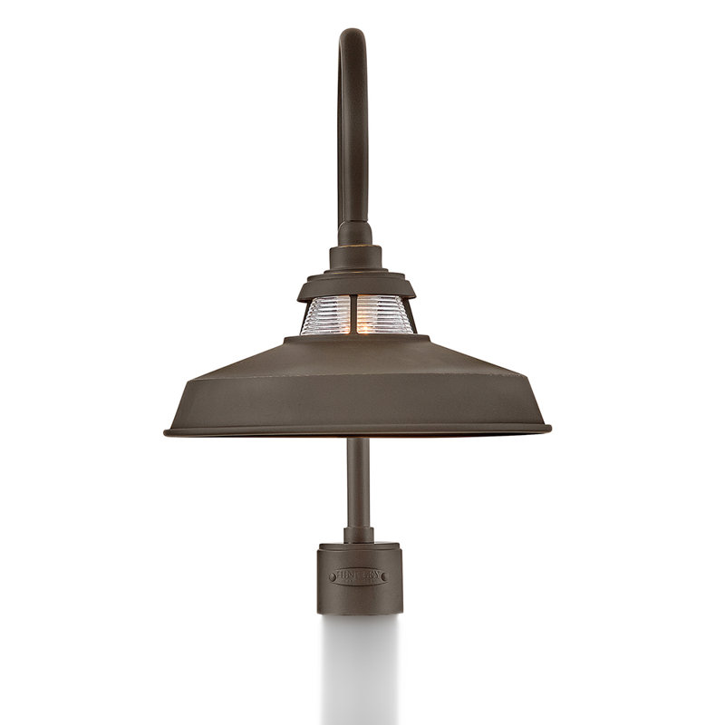 Troyer 1 - Light Pier Mount Lantern, Oil Rubbed Bronze
